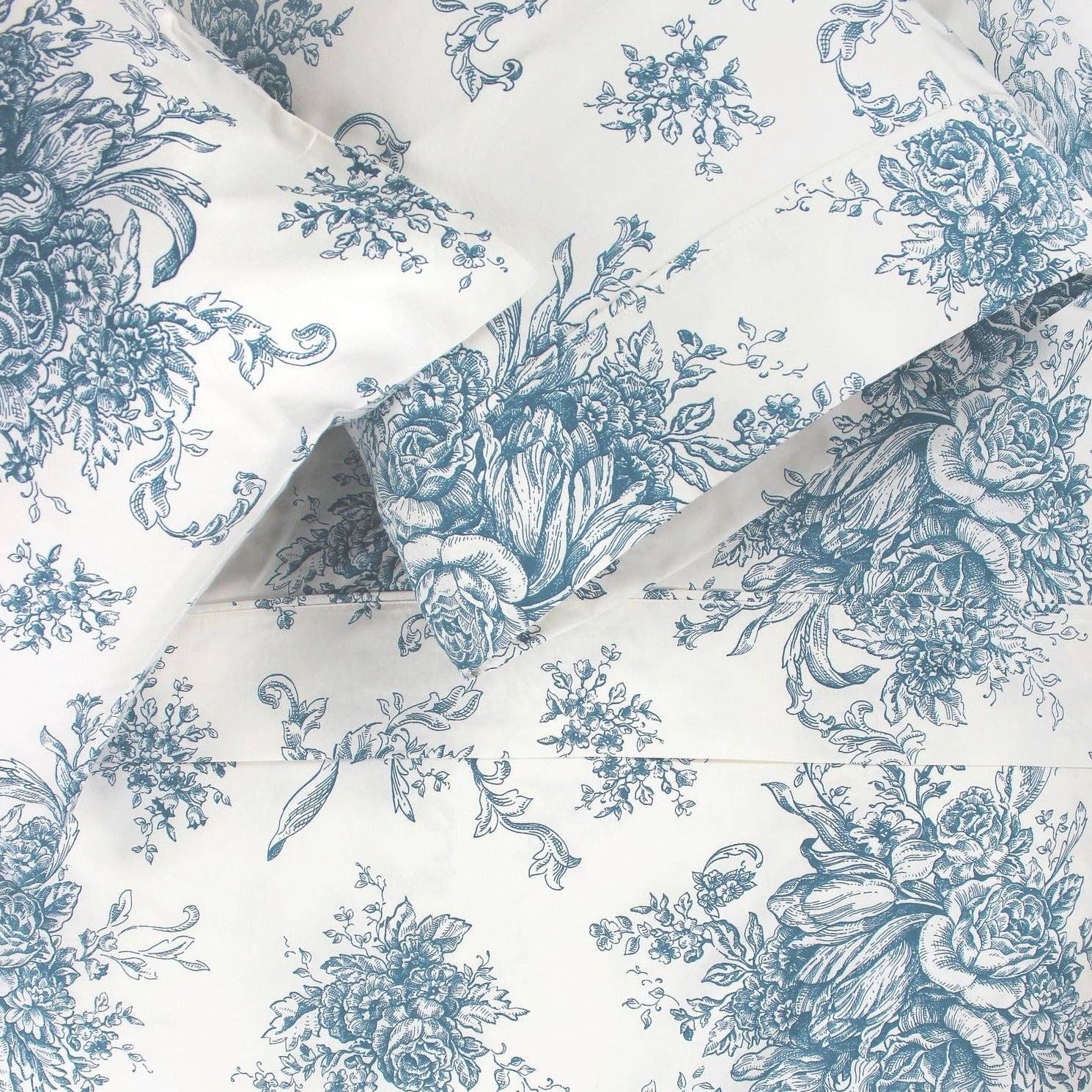 Mélange Home - Wholesale Sheet Set - Toile Printed Cotton Sheet Set25