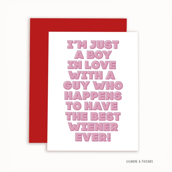 Roligt gay Alla hjärtans dag-kort för honom från honom för wholesale av Gilmore & Friends