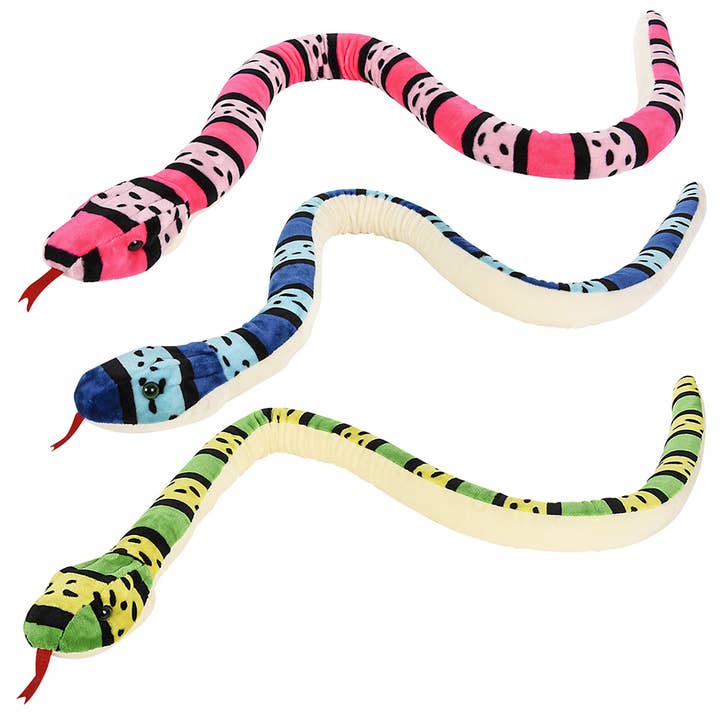 The Toy Network - Wholesale Stuffed/Plush Toy - Kids & Baby - (T) 67" SNAKE ASSORTMENT PLUSH1