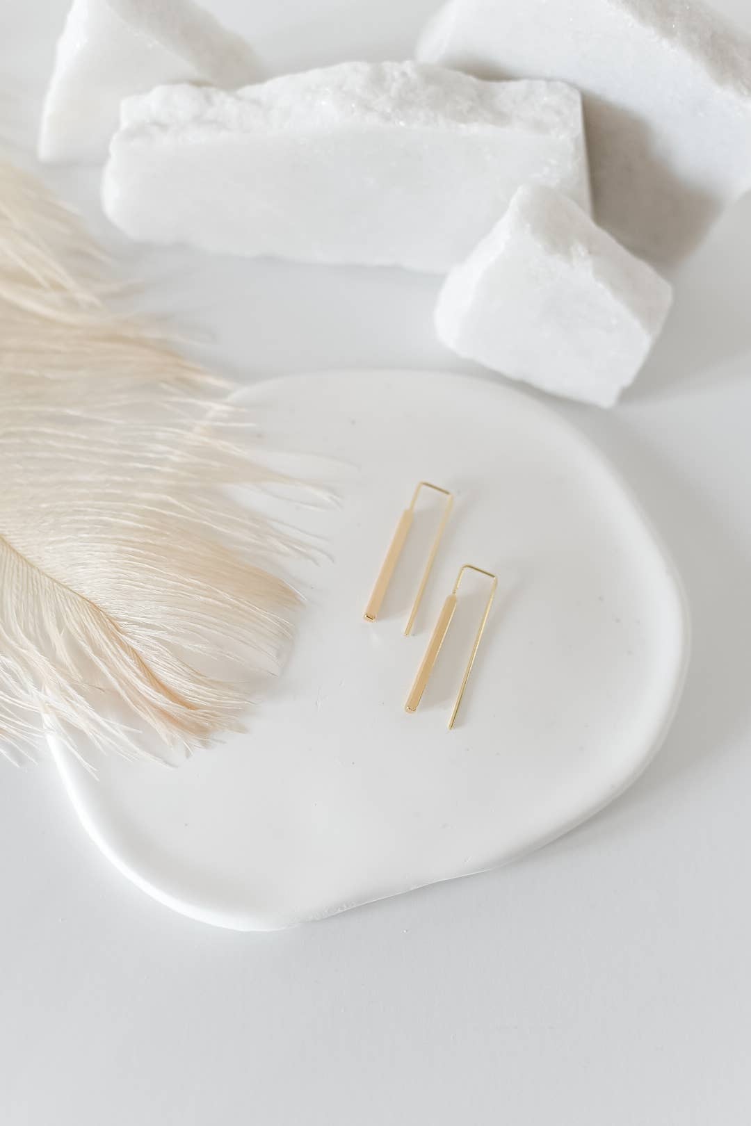 Bella Rey jewelry - Wholesale Hoop Earrings - The Ellie gold plated earrings