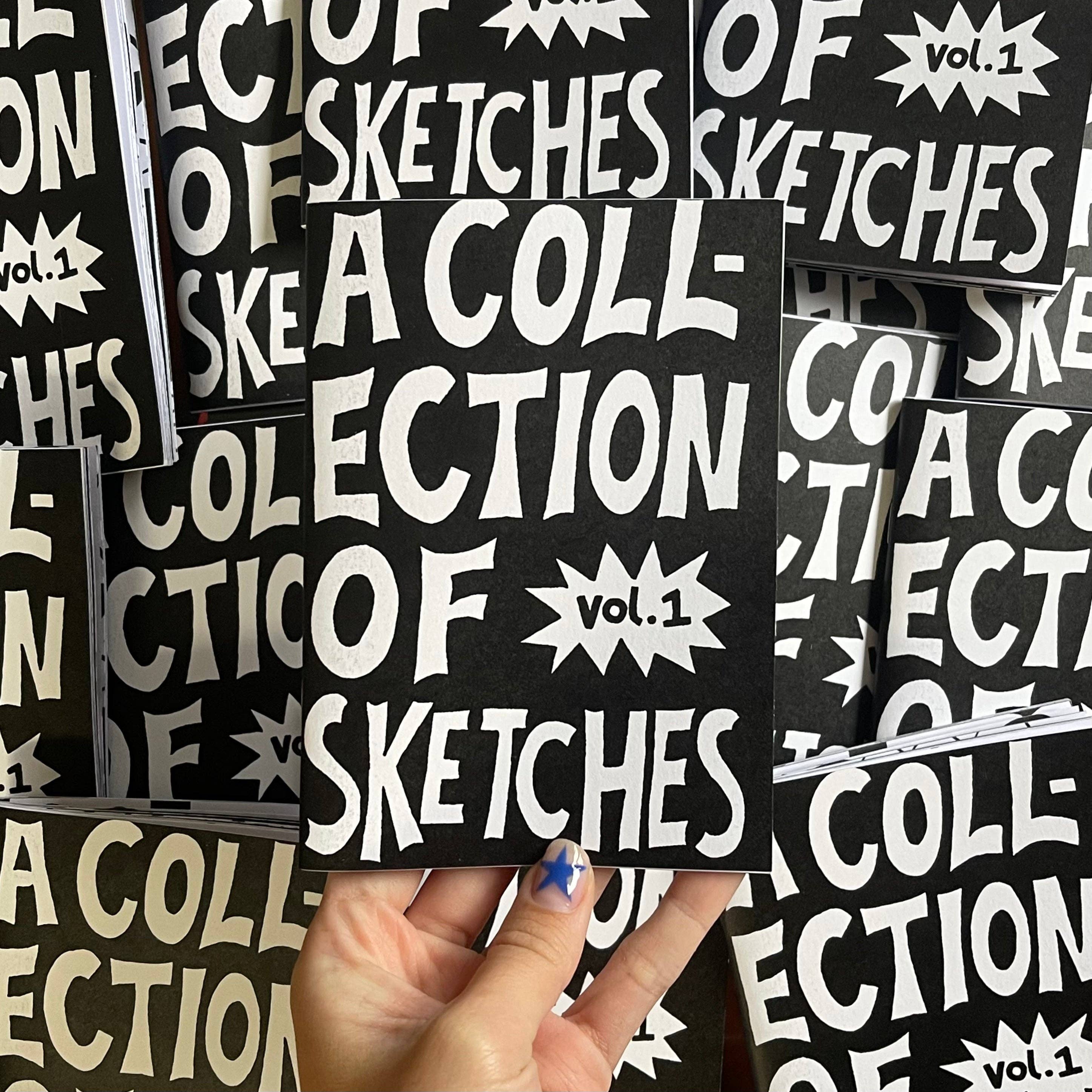 Eva Malley – wholesale Sketchbook/sketchpad – A COLLECTION OF SKETCHES ZINE (VOL. 1)2