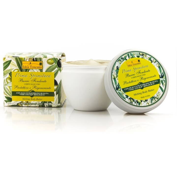 Prima Spremitura Olive Body Butter 300ml - 10.14oz. for wholesale by Idea Toscana / Prima Spremitura by Granducati USA