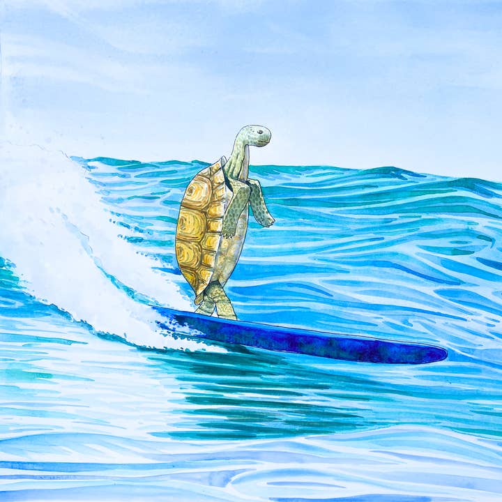 Stampa d'Arte "Planata della Tartaruga del Deserto" per la vendita all'ingrosso da parte di Follow the Sun