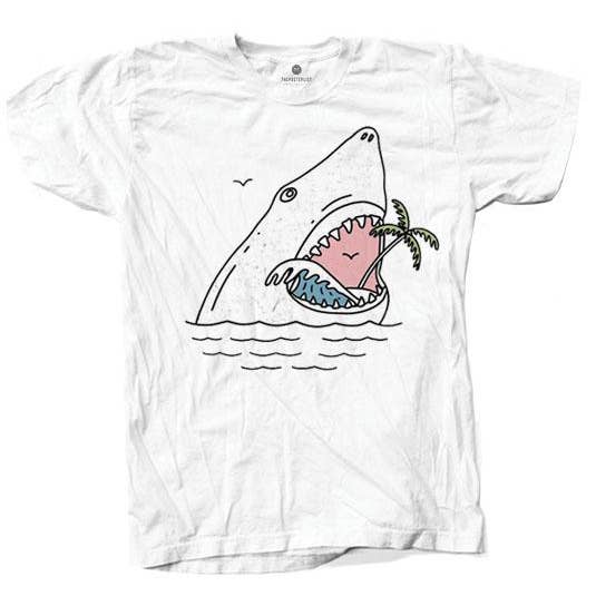 Palm Shark - White for wholesale by The Poster List