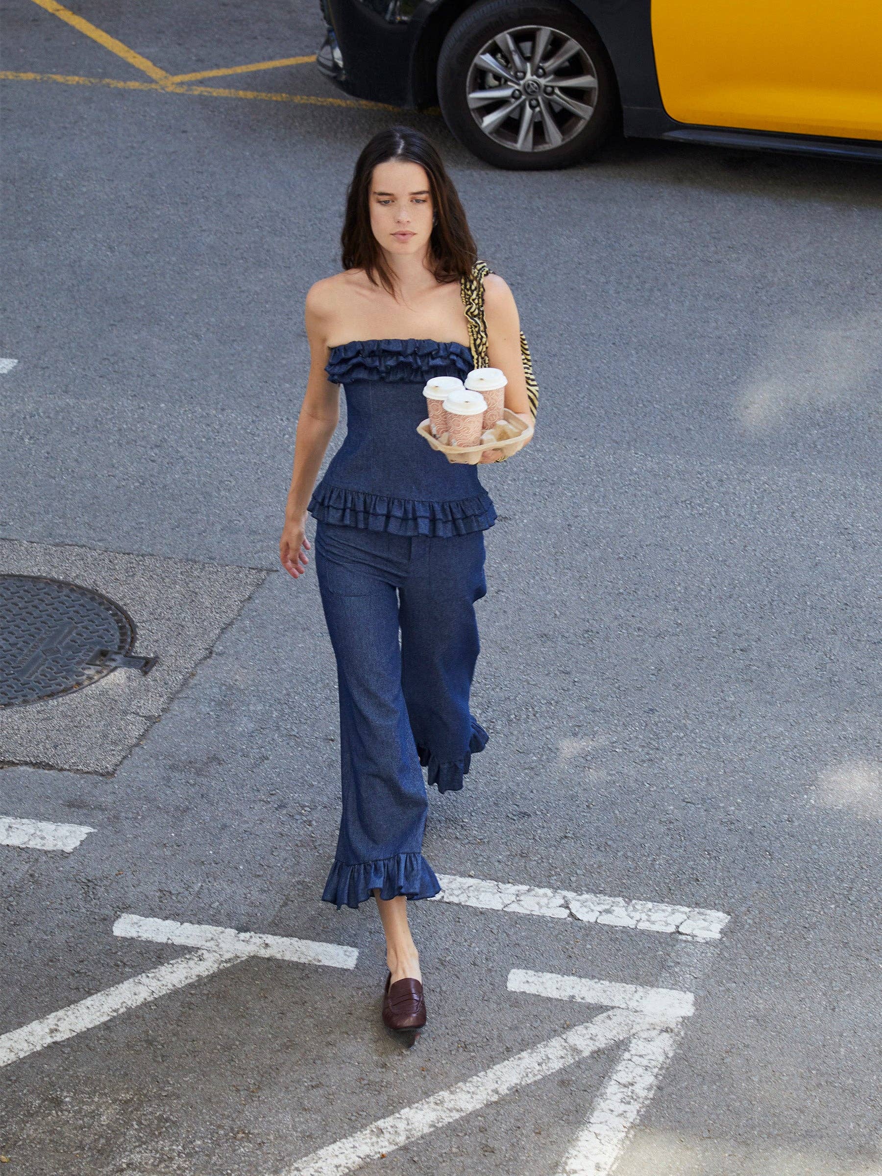 CARMEN SAYS - Vendita all'ingrosso Camicetta - Donna - Top Noctis in Denim Blu2