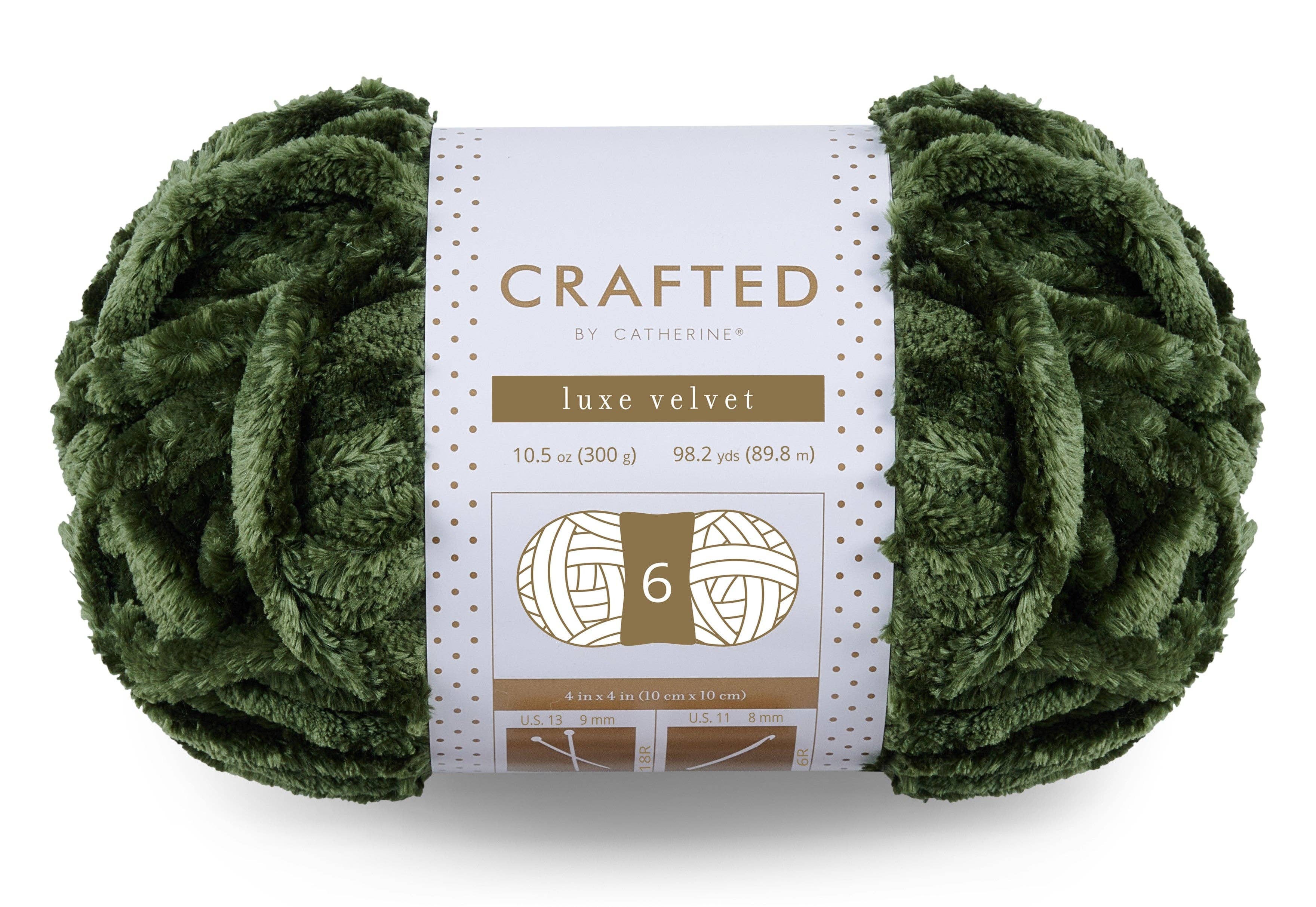 Crafted by Catherine - Wholesale Yarn - Luxe Velvet Yarn | 10.5oz/300g | Super Bulky #6 | Pack of 434