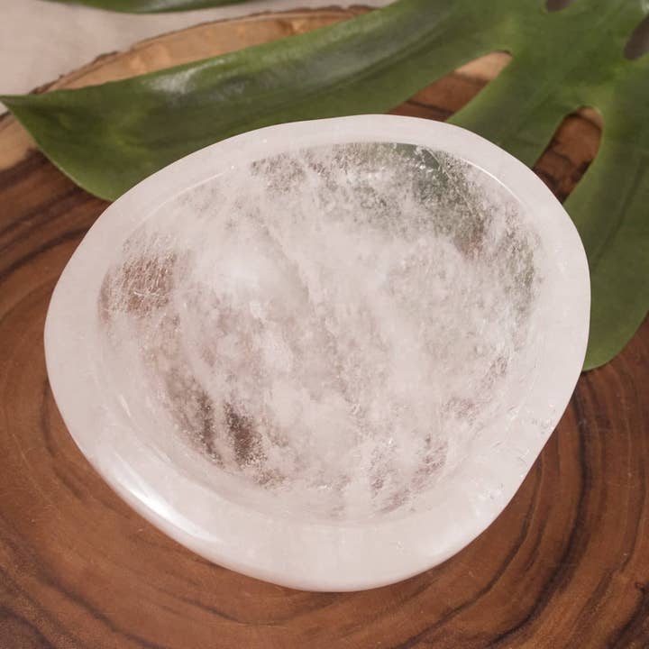 Tiny Rituals - Wholesale Decorative Plate/Dish/Bowl - Rare Clear Quartz Crystal Bowls - Large - 1 of a Kind18