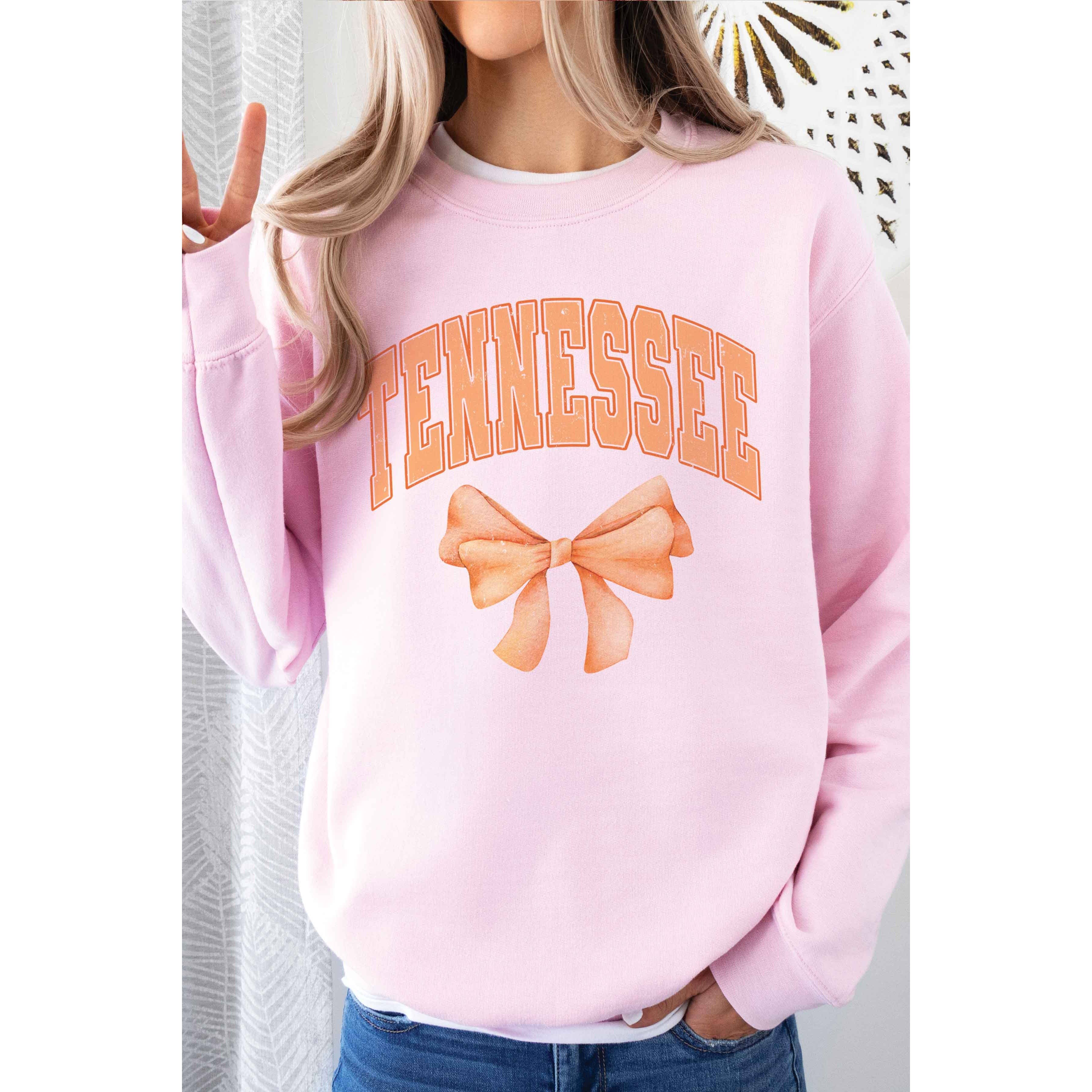 A. BLUSH CO - Wholesale Graphic Sweatshirt - Women's - TENNESSEE BOW Graphic Sweatshirt1