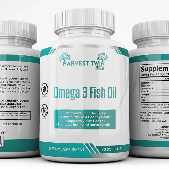HARVEST - TWIN - Wholesale Oral Supplement/Vitamin - Omega 3 Fish Oil1