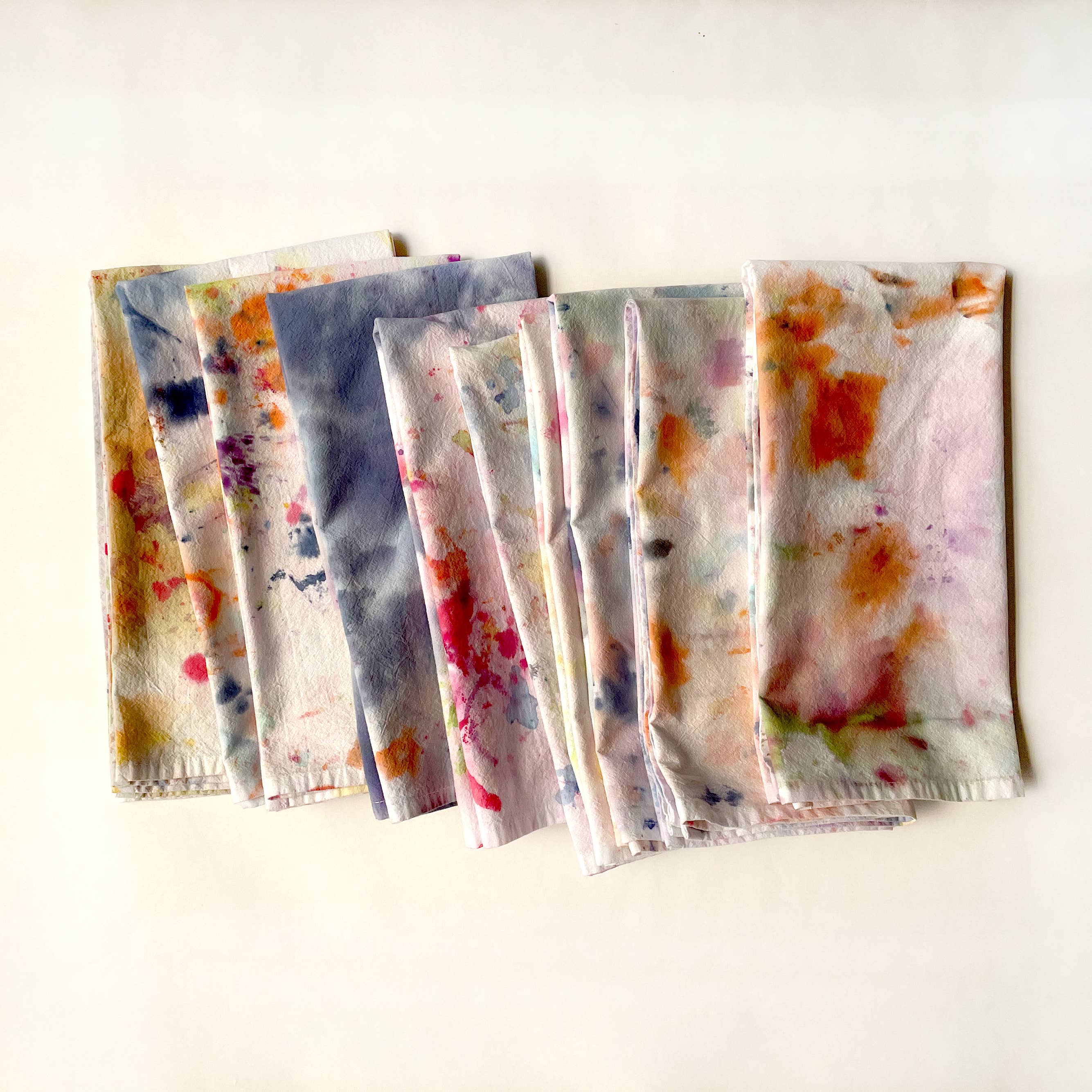 Merle Works - Wholesale Tea Towel - Happy Accident Hand-dyed Tea Towel5