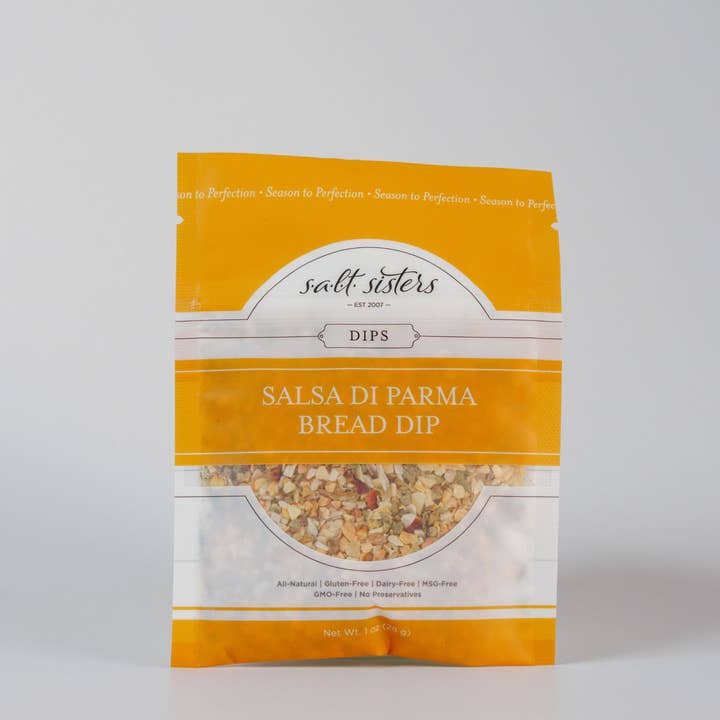 Salt Sisters - Wholesale Dip - Dip Mix - Salsa di Parma Bread Dip - Packaged Weights