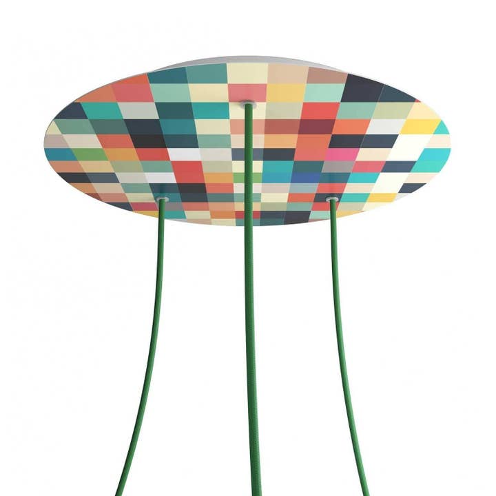 XXL Rose-One rosette, round, diameter 400 mm with 3 holes and 4 holes for wholesale by LIGHTINUP S.R.L.