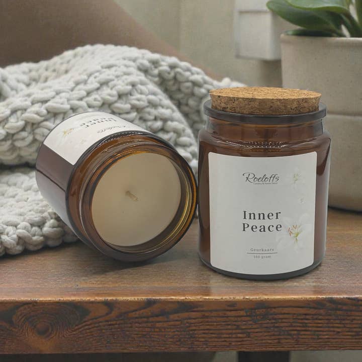 Scented Candle Inner Peace for wholesale by roeloffscandles