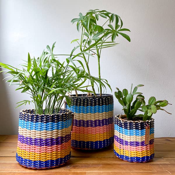 ixöq - Wholesale Plant Pot - Catch-All Round Containers ~ Set Of 3 ~ Multicolor2