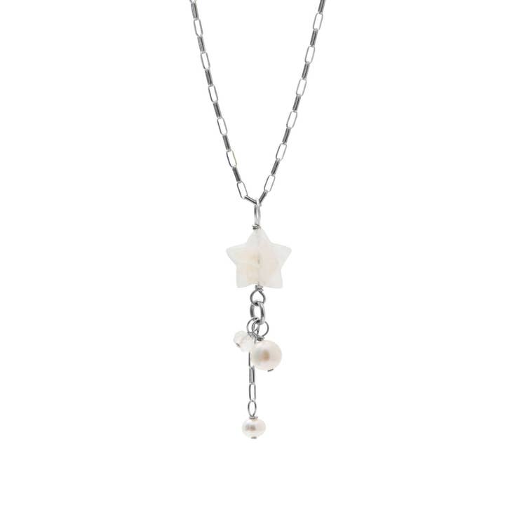 Noordster Zilveren Lariat Ketting voor wholesale door Devi Arts Collective