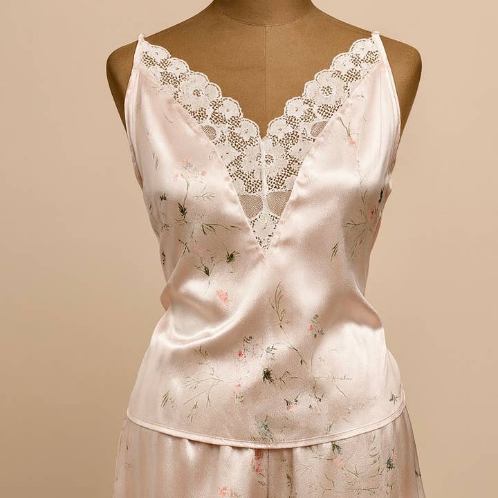 Dainty Lace - Wholesale Lingerie Set - Women's - DAINTY SET-pink blossoms4