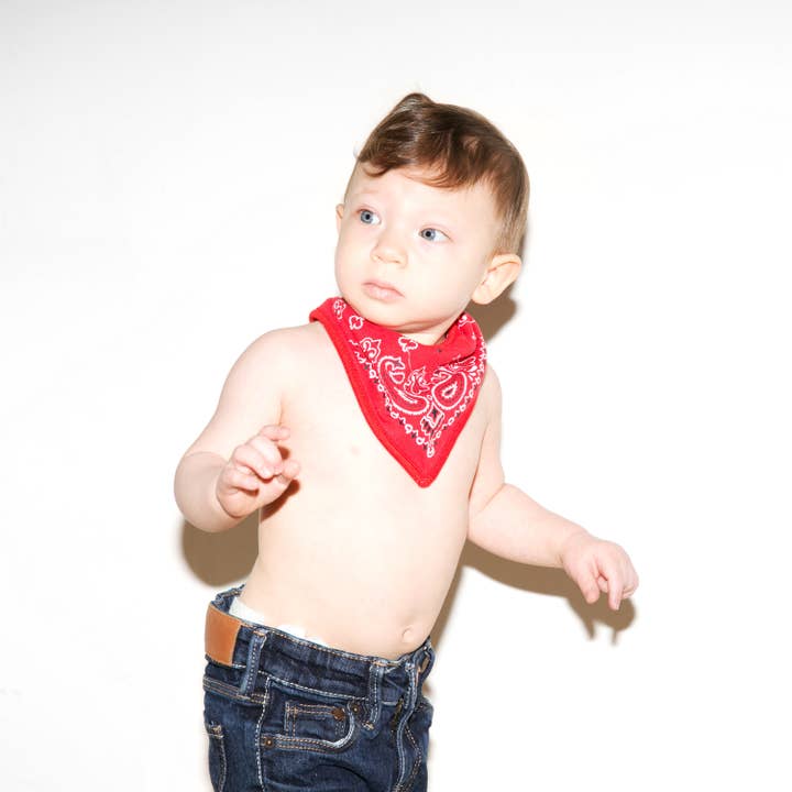 Hipsterkid - Vendita all'ingrosso Bavaglini a bandana - Bavaglini a Bandana – Eleganti, Facili da Pulire | Grigio Cemento