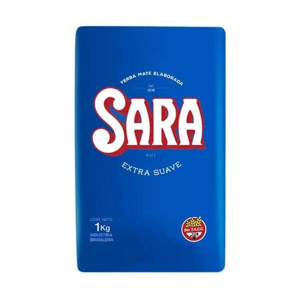 Sara blue extra smooth Yerba Mate 1 kg for wholesale by Der Argentinische markt
