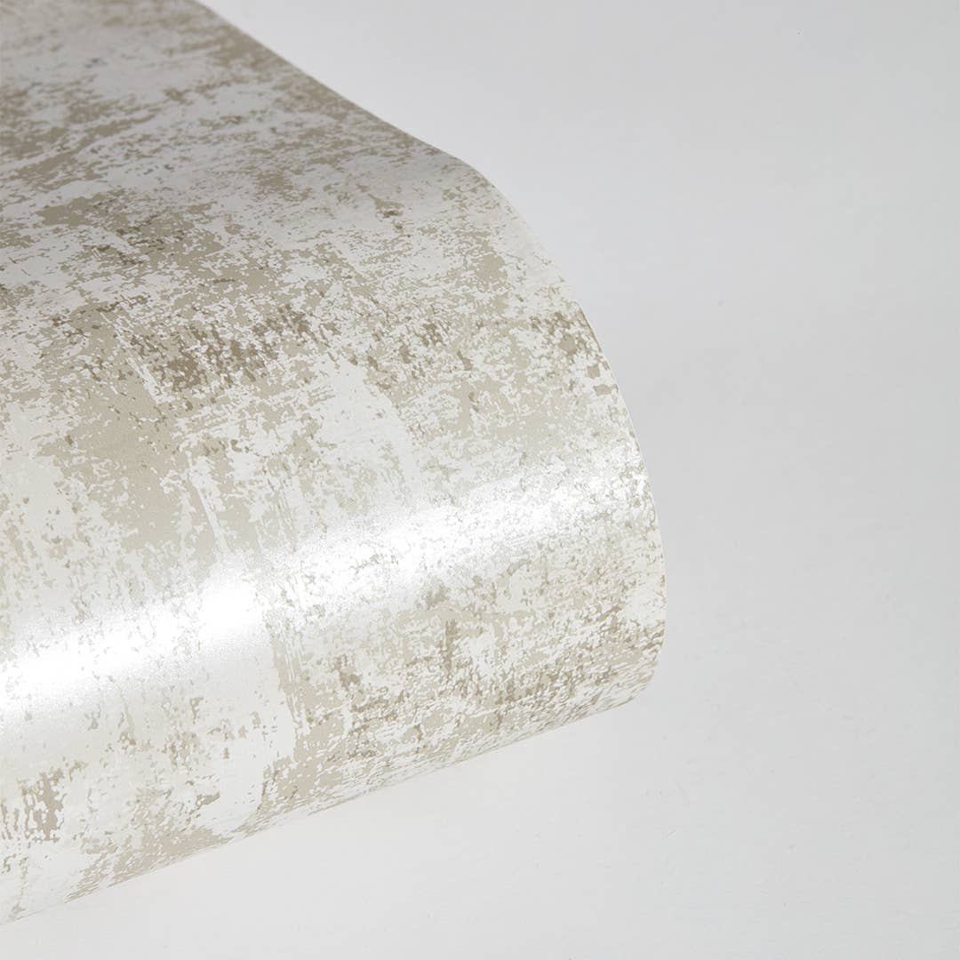 Distressed Pearl Peel and Stick Wallpaper, 56 sq. ft. for wholesale on Faire6