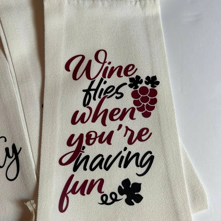 Wine Bottle Sleeve for wholesale by Stitched in Honey