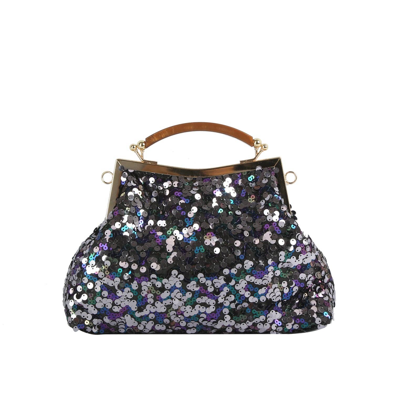 Handbag Factory Corp - Wholesale Schoudertas - Dames - Schoudertas met pailletten en framehandvat2