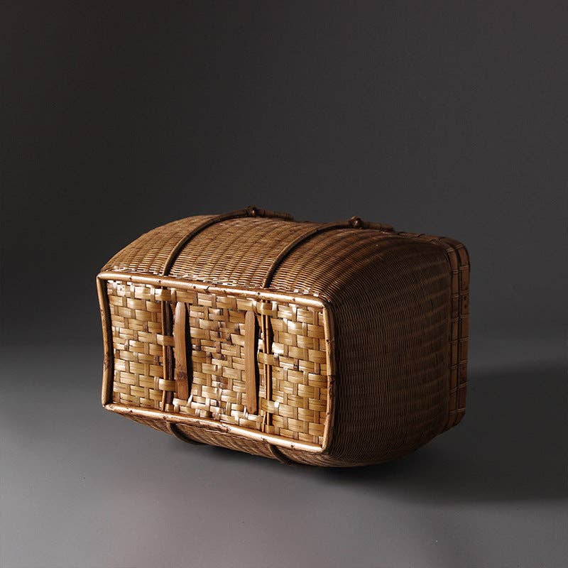Gohobi （We cover U.S. import duties） - Wholesale Basket - Gohobi Handmade Bamboo Teaware Basket3