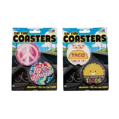 FUN CAR COASTERS for wholesale by Fun Express