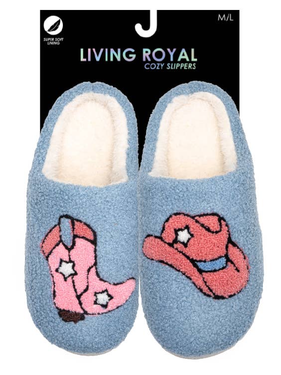 Living Royal - Wholesale Slippers - Women's - Indoor / Outdoor Slippers - Heart Eyes Happy Faces - Pink2