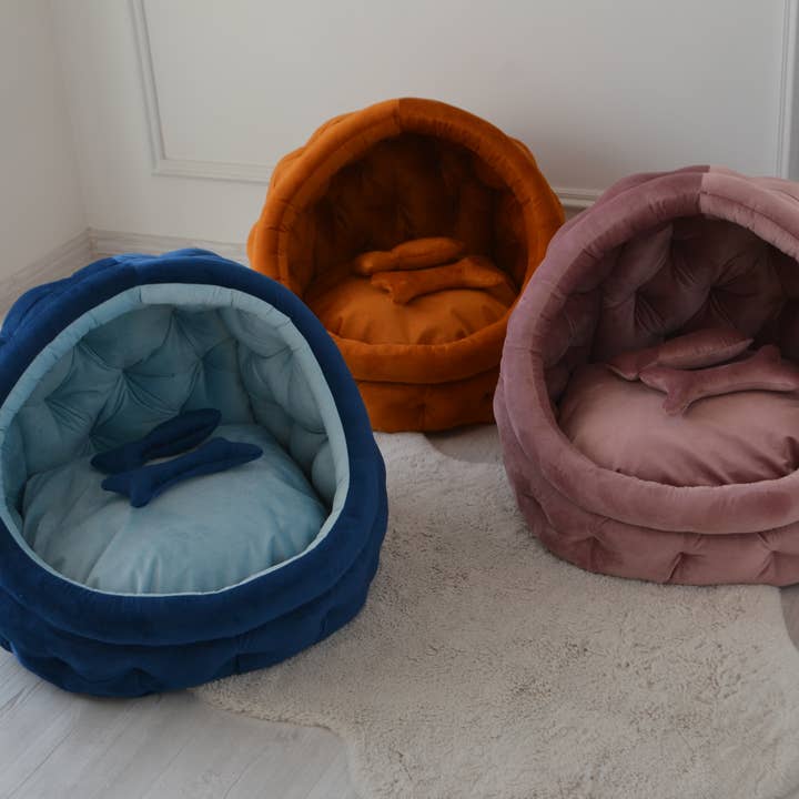 Magicalworld – Großhandel Haustierbett – Katze/Hund – Magicalworld waschbare Hundehöhle und Katzenhöhle, Hundebett, gemütliches Katzenhaus5