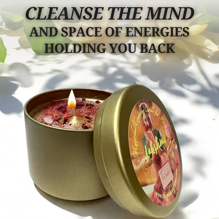 The Goddess of Flame - Wholesale Votive Candle - Lakshmi Goddess of Wealth Conjuring Candle7