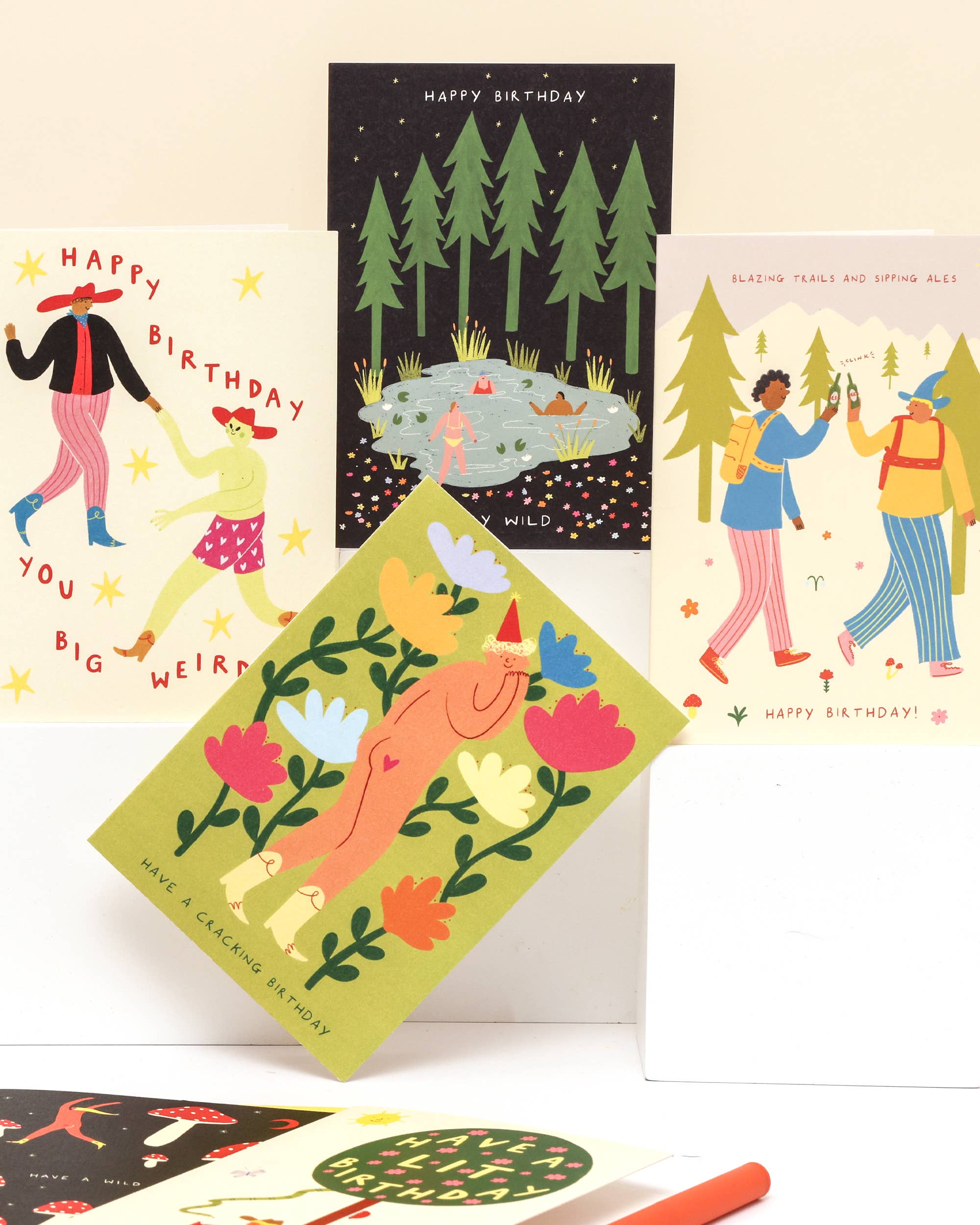 Little Black Cat Illustrated Goods - Wholesale Birthday Card - Cracking Birthday Card | Funny Birthday Card | Cheeky Card3