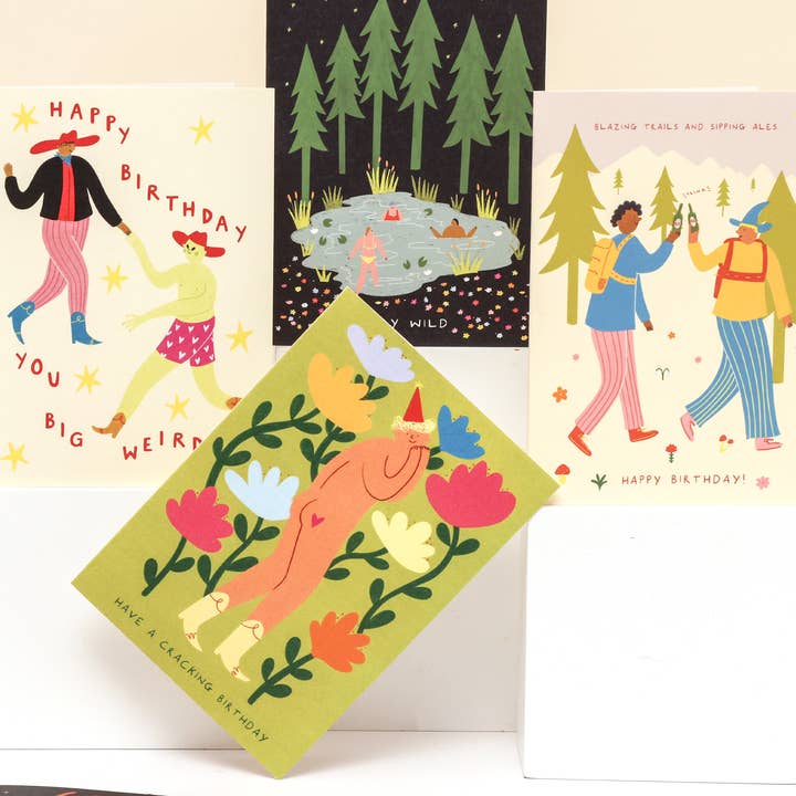 Little Black Cat Illustrated Goods - Wholesale Birthday Card - Cracking Birthday Card | Funny Birthday Card | Cheeky Card3