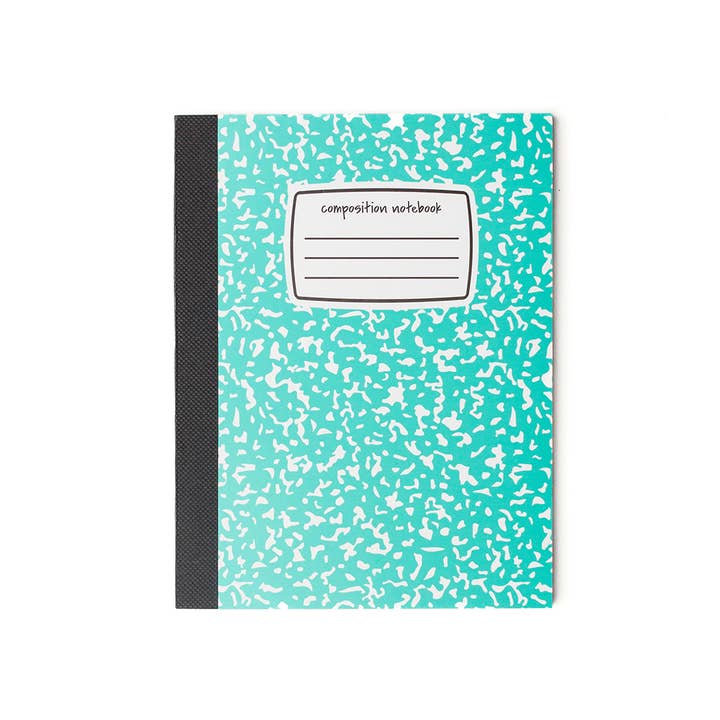 Jollity & Co. + Daydream Society - Wholesale Notebook - Aqua Mini Composition Notebook - 1 pk