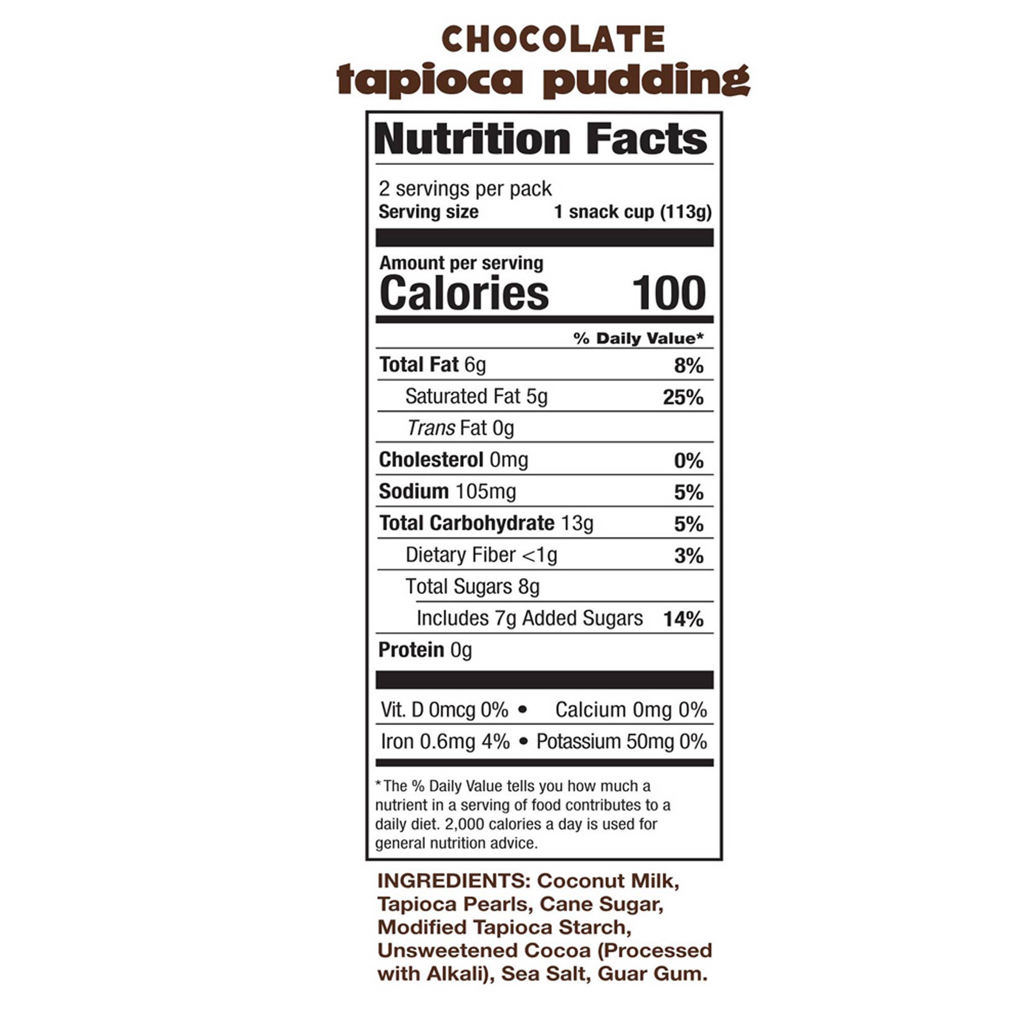 Sun Tropics - Wholesale Pudding - Sun Tropics Tapioca Pudding - Chocolate, 8.0oz2
