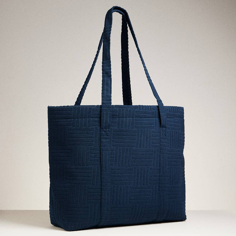 Sensibling Corp. - Wholesale Tote Bag - Women's - Grid Pattern Everyday Tote Bag19