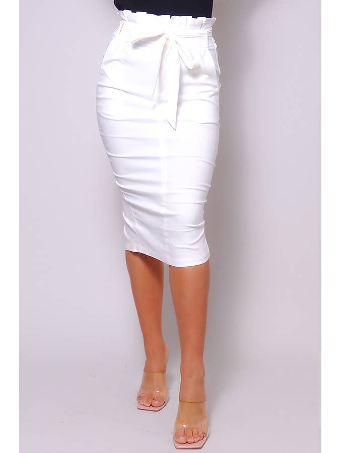 CEFIAN FASHION - Wholesale Rok - Dames - MISS DONNA CAREER MIDI-ROK MET HOGE TAILLE8