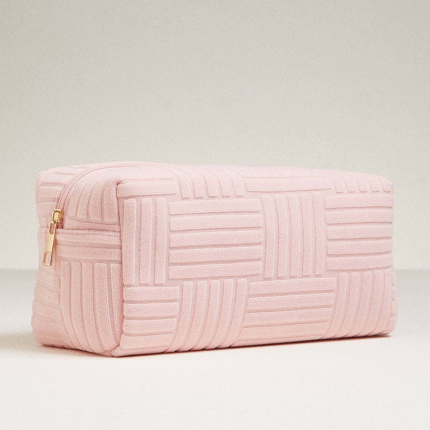 Frem - Wholesale Pouch - Women's - Luxe Terry fabric Travel Pouch-Large1