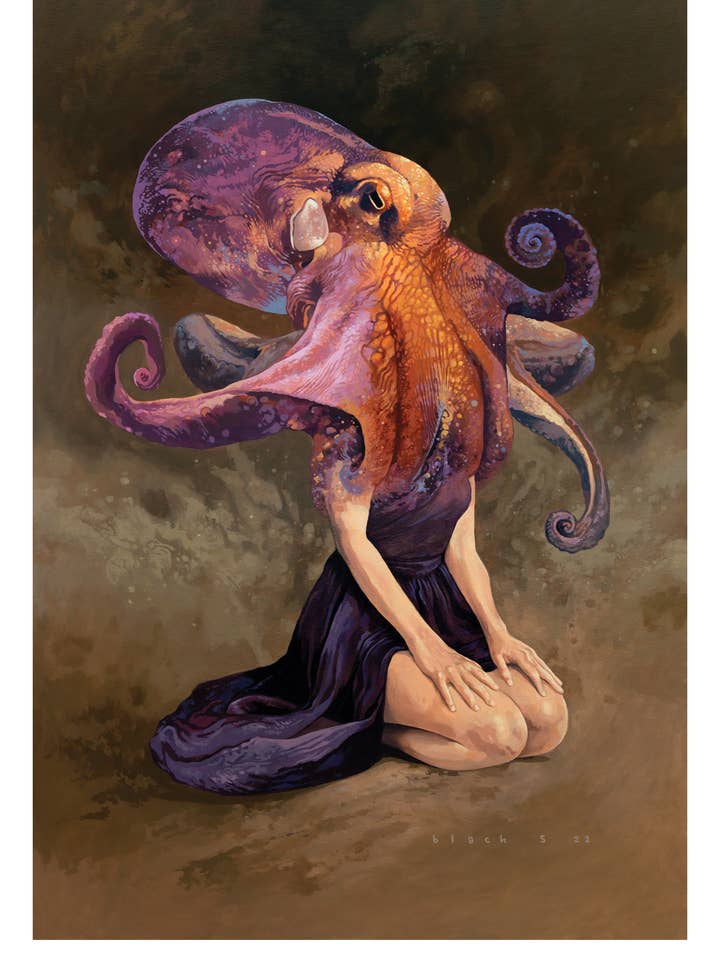 Human Shell Art Print for wholesale by Black Market