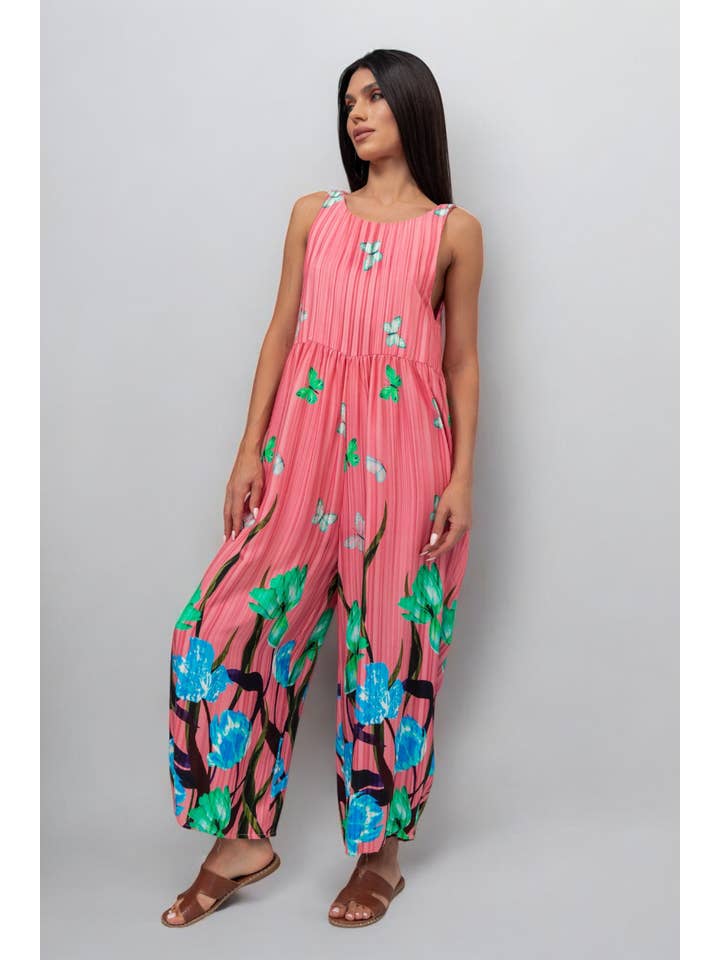 FAME GREECE - Wholesale Jumpsuit - Women's - F-387 BUTTERFLIES JUMPSUIT