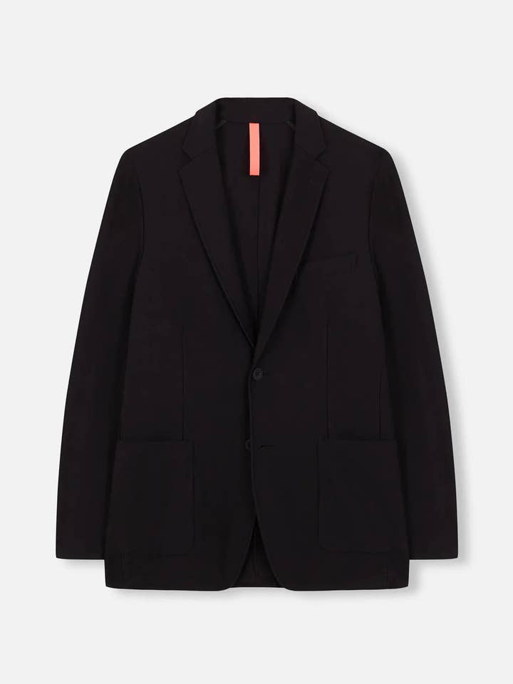 THE (REAL) GARCIA - Wholesale Blazer - Men's - KNIT BROKEN SUIT BLAZER BLACK4