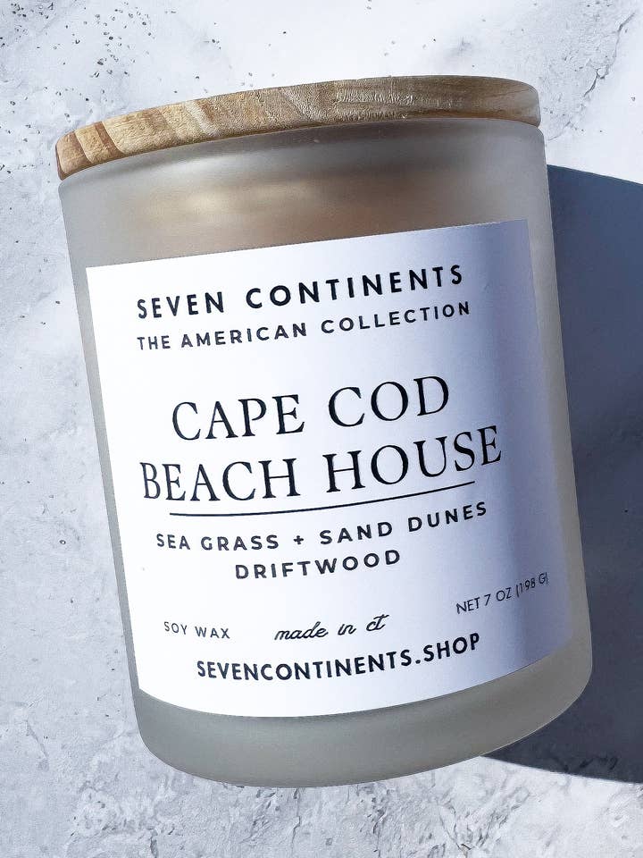 Cape Cod Beach House - Soy Candle for wholesale by Seven Continents
