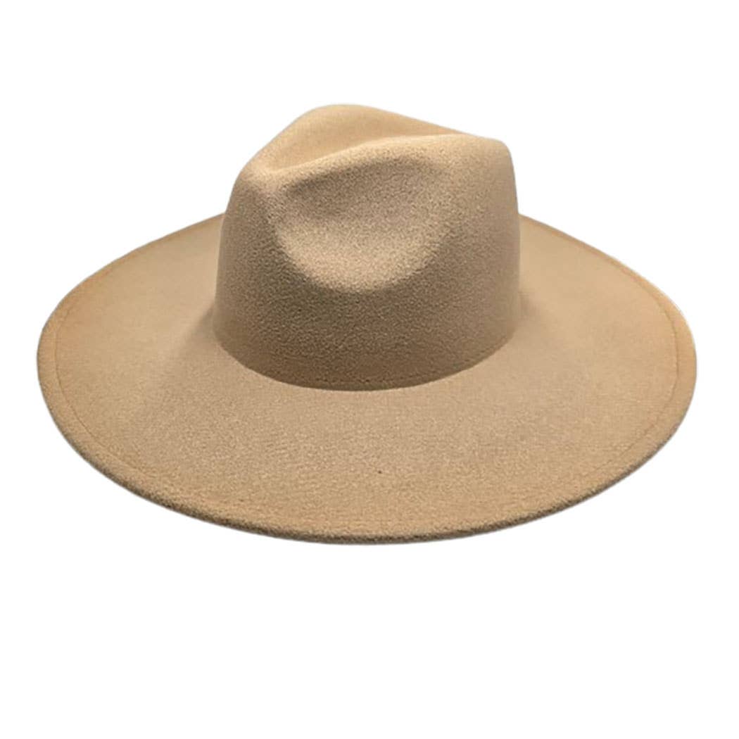AdornWise - Wholesale Fedora - Women's - Vegan Felt Wide Brim Rancher  Hat18