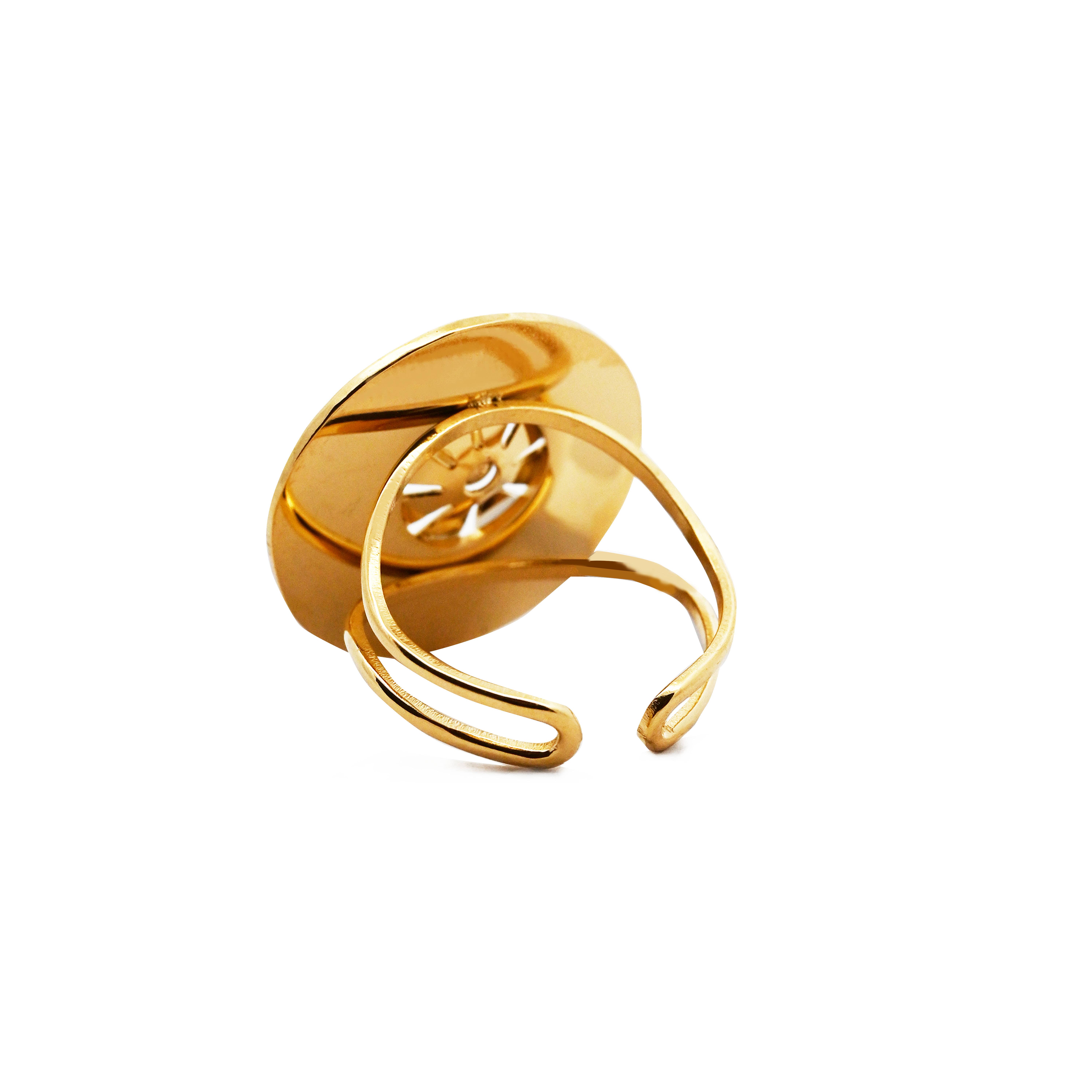 AMORINO SRL - Wholesale Band/Stacked Ring - MARGHERITA RING - WF2448A1132