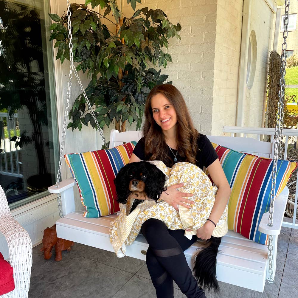 Mira Fair Trade - Wholesale Deken - Kinderen en baby - Kantha babydeken met apenprint1