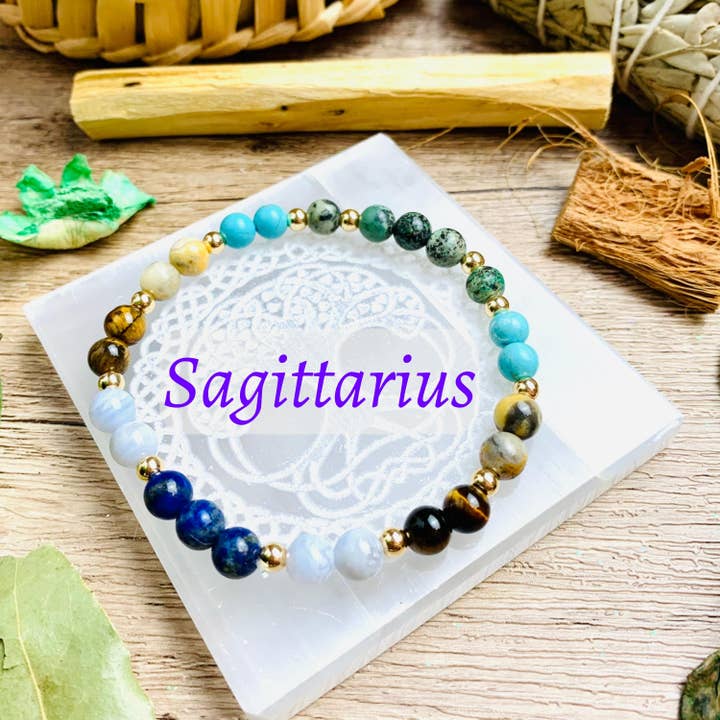 Soul Charms - Wholesale Beaded bracelet - 12 Zodiac Crystal Bracelet9