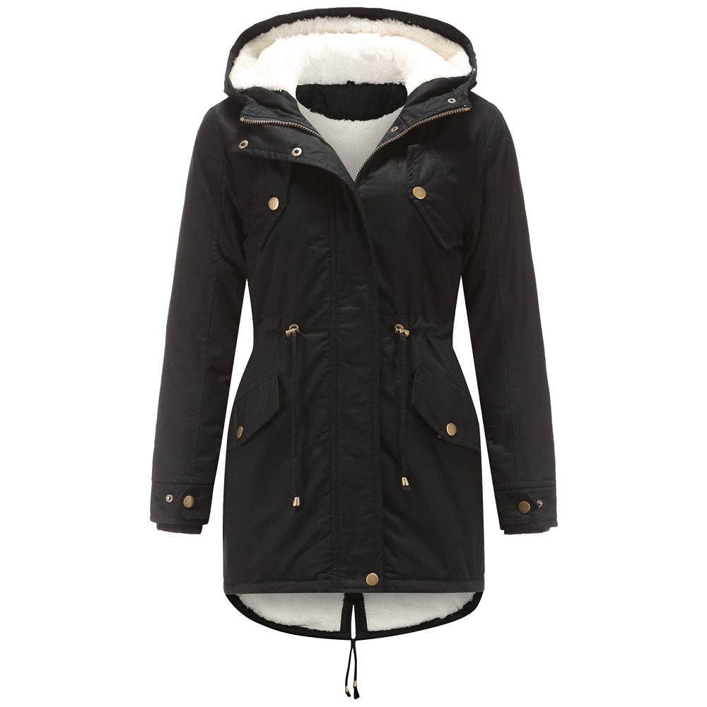 Marayn - Wholesale Parka - Women's - 2025 Autumn Winter Womens Thick Hooded Parka Coat1