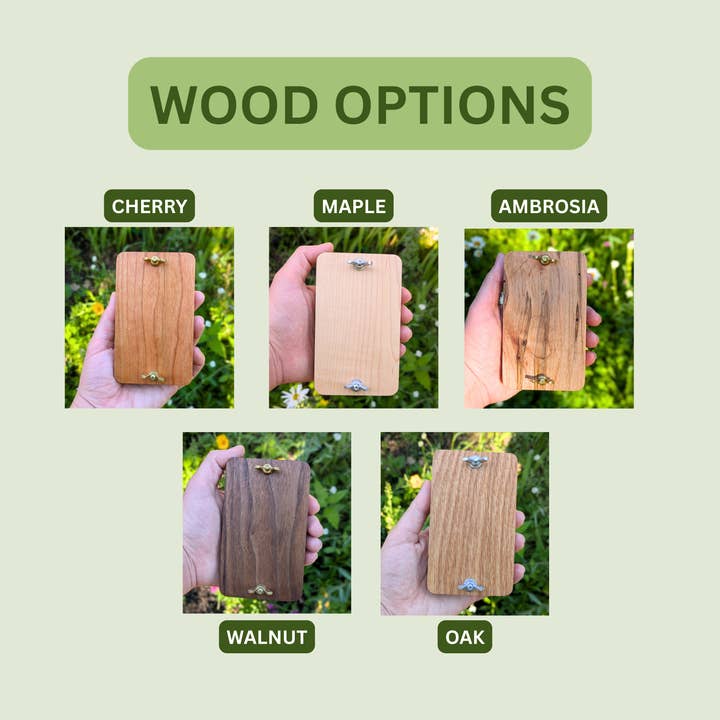 Macon Makes - Wholesale DIY Craft Kit - Pocket Flower Press Made From Genuine Hardwood | 3"x5"3