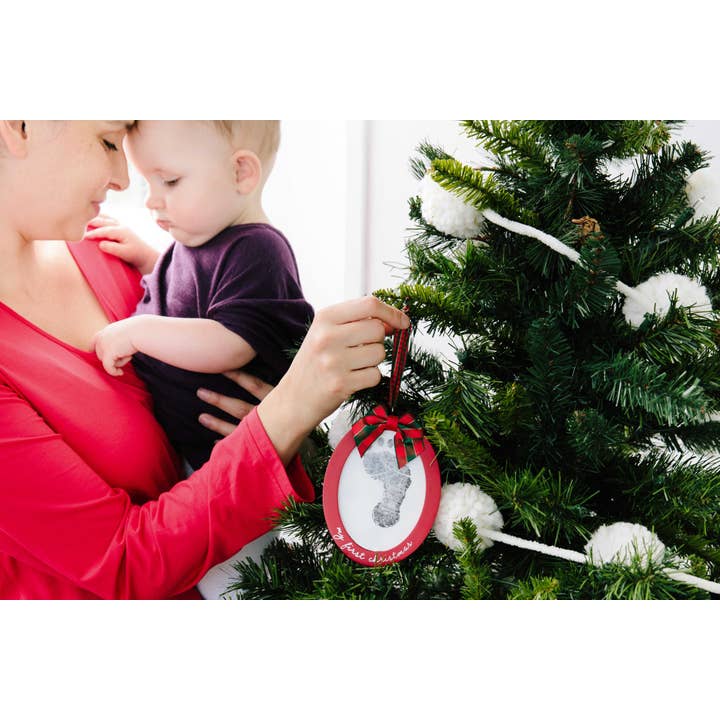 Pearhead - Wholesale Ornament - Kids & Baby - My First Babyprints Double-Sided Picture Christmas Ornament6