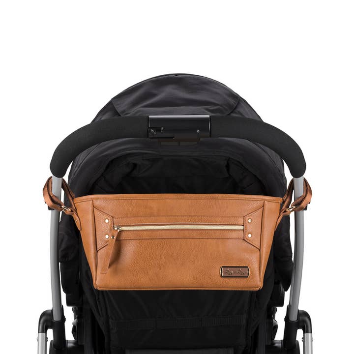 Itzy Ritzy - Wholesale Stroller Cover/Accessory - Baby - Cognac Travel Stroller + Wagon Caddy1