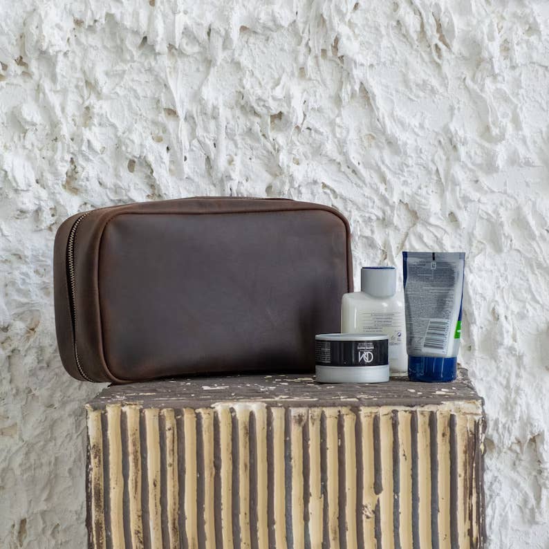 Pikore - Wholesale Toiletry bag – men's - Leather Toiletry Bag for Men5
